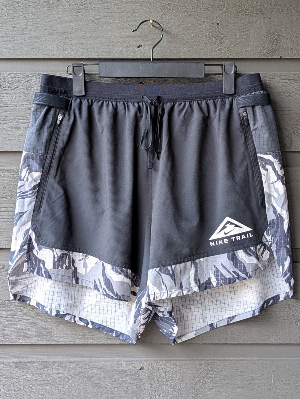 Nike Dri-FIT Flex Stride Trail Shorts Brief Lined 5" Inseam Size Large